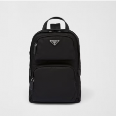 프라다 2VZ105 리나일론 & 사피아노 가죽 백팩