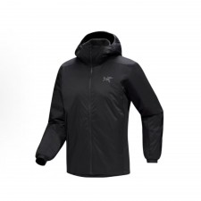 아크테릭스 ATOM 헤비웨이트 로고 방풍 방수 보온 후드 패딩 (-5°~10°) 블랙