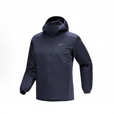 아크테릭스 ATOM 헤비웨이트 로고 방풍 방수 보온 후드 패딩 (-5°~10°)보석 블루