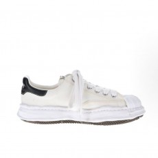 메종 미하라 야스히로 Blakey 로고 레이스업 스니커즈 화이트 남녀공용