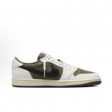 트래비스 스캇 x 조던 1 로우 OG 올리브 DM7866-200 미녹색 (X공장)