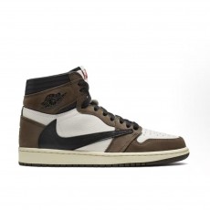 트래비스 스캇 × 나이키 에어 조던 1 하이 OG 다크 모카 CD4487-100 (X공장)