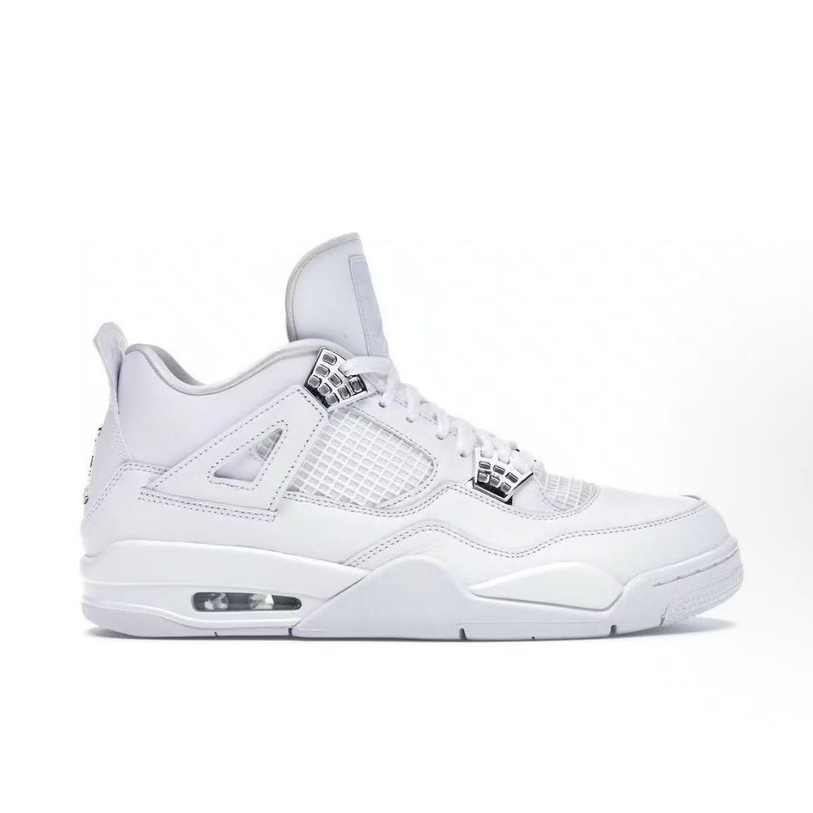 나이키 에어 조던 4 레트로 화이트 크롬 실버 308497-100 (LJR공장)
