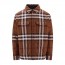 버버리 클래식 체크 퀼팅 셔츠 재킷 남성용