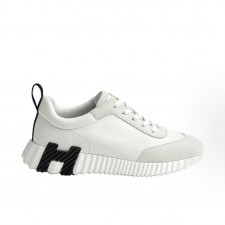 에르메스 HM 화이트 블랙 가죽 남성 스니커즈 (GD공장)