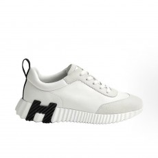 에르메스 HM 화이트 블랙 가죽 남성 스니커즈 (GD공장)