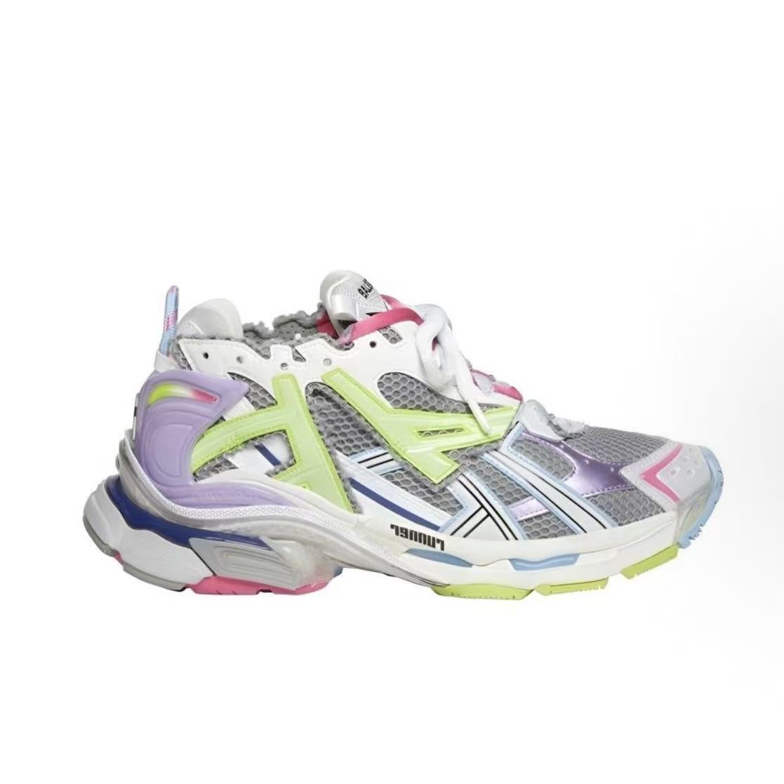 발렌시아가 677403W3RBP1745 러너 스니커즈 핑크 (XA공장)