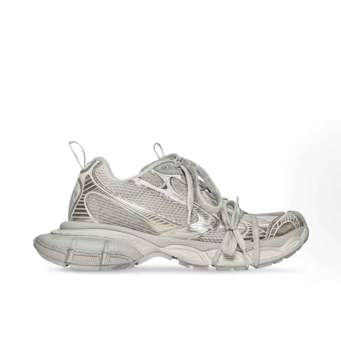 발렌시아가 734734W3XL49191 트리플S 그레이 레드 스니커즈 (XA공장)