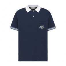 디올 25SS 남성 릴리 자수 배색 반팔 폴로 셔츠 (X공장)