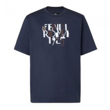 펜디 남성 로고 자수 프린트 반팔 티셔츠 (X공장)