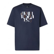 펜디 남성 로고 자수 프린트 반팔 티셔츠 (X공장)