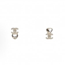 샤넬 25B 가을겨울 하트 디자인 이어스터드 남녀공용 골드