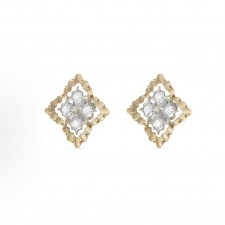 부첼라티 다이아몬드 다이아몬드 인레이 18K 골드 이어링 여성 골드