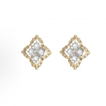 부첼라티 다이아몬드 다이아몬드 인레이 18K 골드 이어링 여성 골드