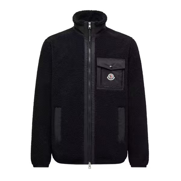 몽클레르 로고 패치 스웨이드 자켓 (X공장)