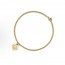티파니 앤 코 심플 하트 펜던트 18K 골드 브레이슬릿 여성 골드