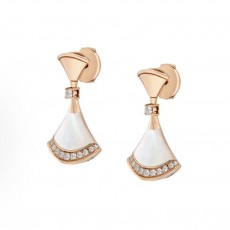 불가리 디바스 드림 오리지널 디자인 18K 로즈골드 여성용 이어링