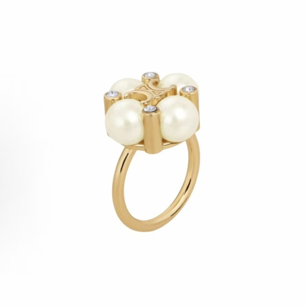 셀린느 오리지널 디자인 브라스 링 여성 골드