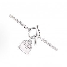 에르메스 아뮬레뜨 실버 925 실버 브레이슬릿 남여공용