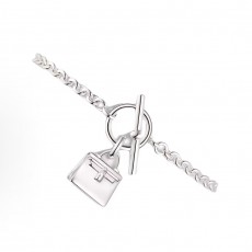 에르메스 아뮬레뜨 실버 925 실버 브레이슬릿 남여공용