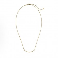 티파니 T 시리즈 스마일 다이아몬드 펜던트 18K 목걸이