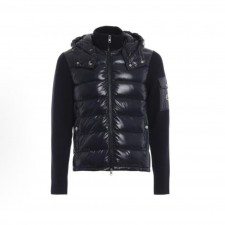 몽클레르 패치워크 긴팔 다운 재킷 남성용 블랙 (탑몽X)