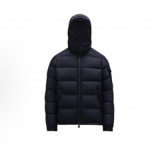 몽클레르 Montgenevre 시리즈 울 긴팔 심플 숏 다운 재킷 남성용 네이비