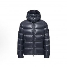 몽클레르 Montgenevre 시리즈 울 긴팔 심플 숏 다운 재킷 남성용 네이비