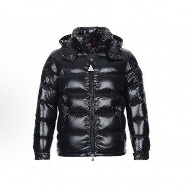 몽클레르 Montgenevre 시리즈 울 긴팔 심플 숏 다운 재킷 남성용 블랙