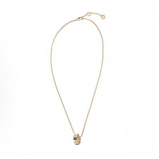 불가리 세르펜티 바이퍼 기하학 로즈골드 네크리스 여성용