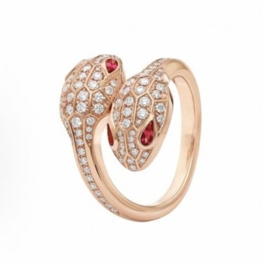 불가리 세르펜티 18K 링 여성