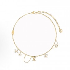 루이비통 플로라그램 메탈 네크리스 여성 골드