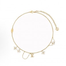 루이비통 플로라그램 메탈 네크리스 여성 골드