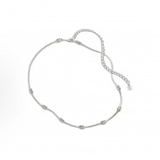 샤넬 24B 더블C 로고 메탈 숏 네크리스 여성