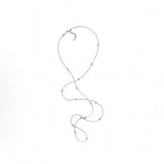 샤넬 로고 디테일 메탈 네크리스 여성