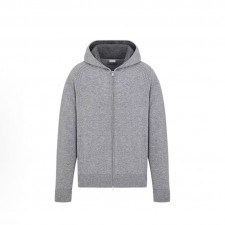 디올 SS26 로고 후드 캐시미어 니트 그레이 (B+공장)