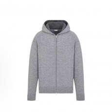 디올 SS26 로고 후드 캐시미어 니트 그레이 (B+공장)