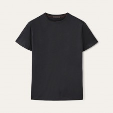 로로피아나 SS23 솔리드 라운드넥 반팔 티셔츠 남성용 네이비 (B+공장)