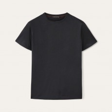 로로피아나 SS23 솔리드 라운드넥 반팔 티셔츠 남성용 네이비 (B+공장)