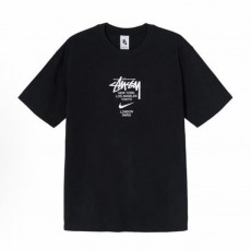 스투시 x 나이키 로고 반소매 티셔츠 남녀공용