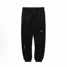 나이키 x 녹타 SS24 플리스 로고 미드라이즈 조거 니트 트레이닝 팬츠 블랙