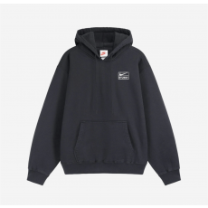 나이키 x 스투시 SS22 로고 레터링 자수 풀오버 후드티