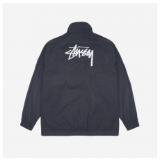 스투시 x 나이키 콜라보 백로고 긴팔 트레이닝 아메리칸 빈티지 재킷 남성용