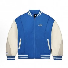 컨버스 X 아더 에러 로고 레터링 배색 스티치 스냅 버튼 점퍼 남녀공용