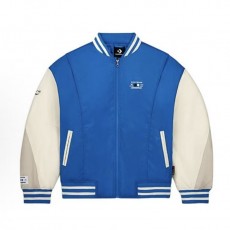 컨버스 X 아더 에러 로고 레터링 배색 스티치 스냅 버튼 점퍼 남녀공용