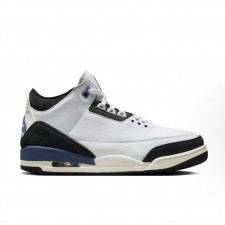 아 마 마니에르 x 조던 에어 조던 3 디퓨즈드 블루 미드탑 화이트 블루 스니커즈 (X공장)