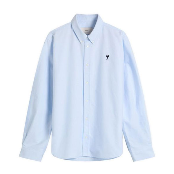 아미 파리 하트 자수 셔츠 블루 (X공장)