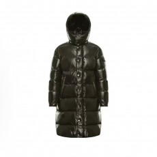 몽클레어 하노베리안 컬렉션 솔리드 컬러 지퍼 롱 다운 재킷 남성용 그린 (지이공장)