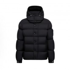 몽클레어 베제르 단색 후드 루즈핏 롱슬리브 다운 재킷 블랙 (지이공장)