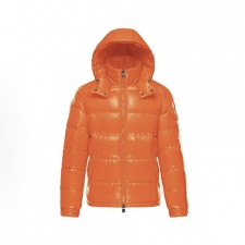 몽클레어 마야 시리즈 유광 보온 숏 다운 재킷 오렌지색 (지이공장)